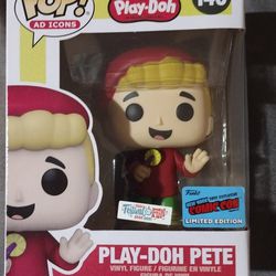 Brand New Play -Doh Pete New York 2021 Exclusive Comic Con Limited Edition Funko Pop #146