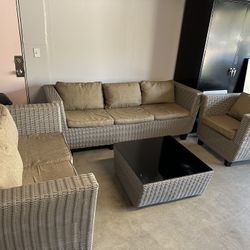 Patio Furniture Set 3 Sets Love Set And Single One 