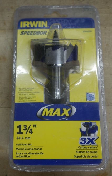 Irwin Industrial Tools (contact info removed) 1-3/4-Inch 3-Cutter Self Feed Drill Bit new.