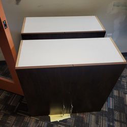 2 Upper Office Cabinets