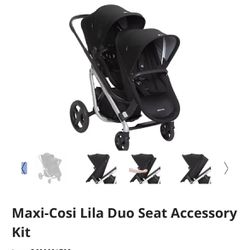 Maxi-cosi Lila Double Stroller With Accessories 