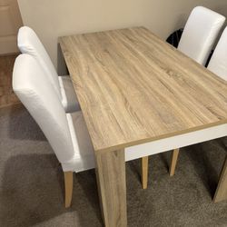 Dining Table With 4 Chairs 