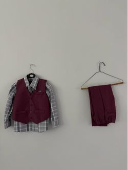 Formal Wear 4 pc. Shirt/Tie/Vest/& Pants
