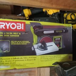 Ryobi 4-in X 36-in Belt And 6-in Disc Sander