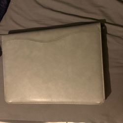 Work office leather portfolio binder