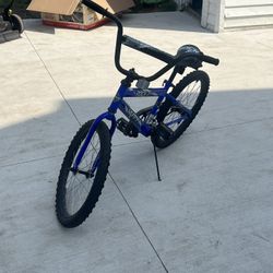 Black And Blue Kids Bike - Great Condition 