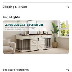 Dog Crate Console/TV Stand/furniture From Wayfair