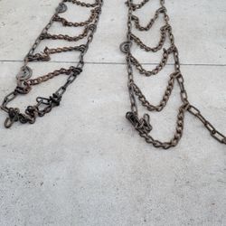 Snow Chains ⛓ Set For Trucks  And Brackett 