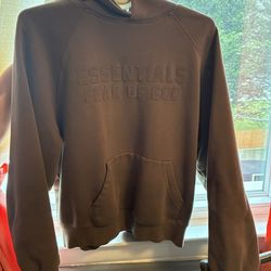 Olive Green  Essentials Hoodie 100% Real