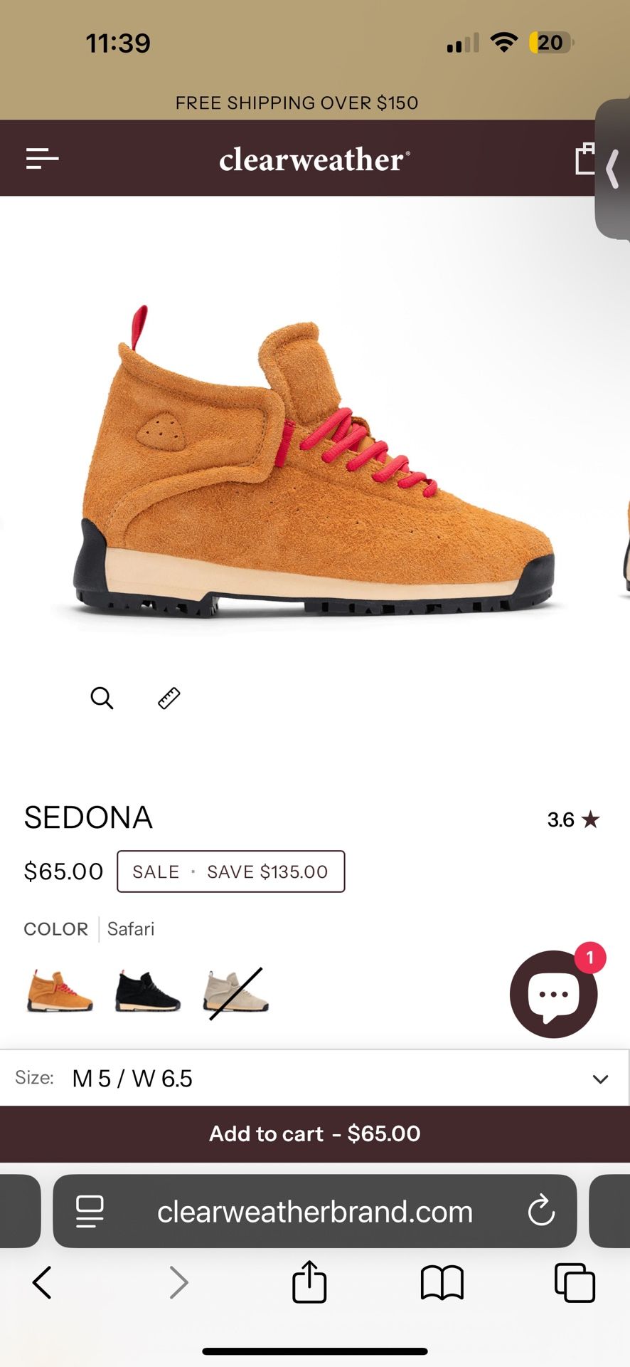 Clearweather Men's/Womens Boots 7.5 M/ 9 W