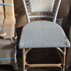 Frontgate, Pier Rattan Bistro Chair 