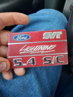 Emblema de ford SVT