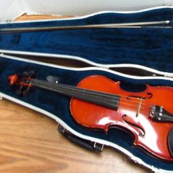Karl Reiser 3/4 Violin Outfit W/ Hard Case. Ready To Play.