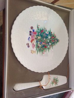 Mikasa cake plate