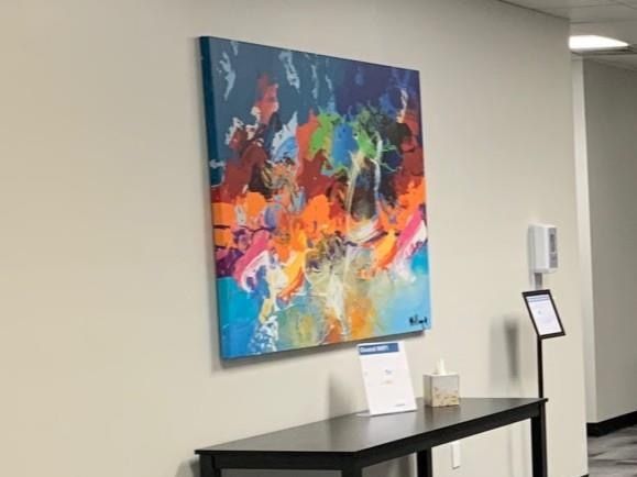 Large Abstract Art Canvas Print