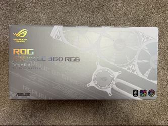 ASUS ROG Strix LC 360 RGB White Edition Liquid CPU Cooler (New)