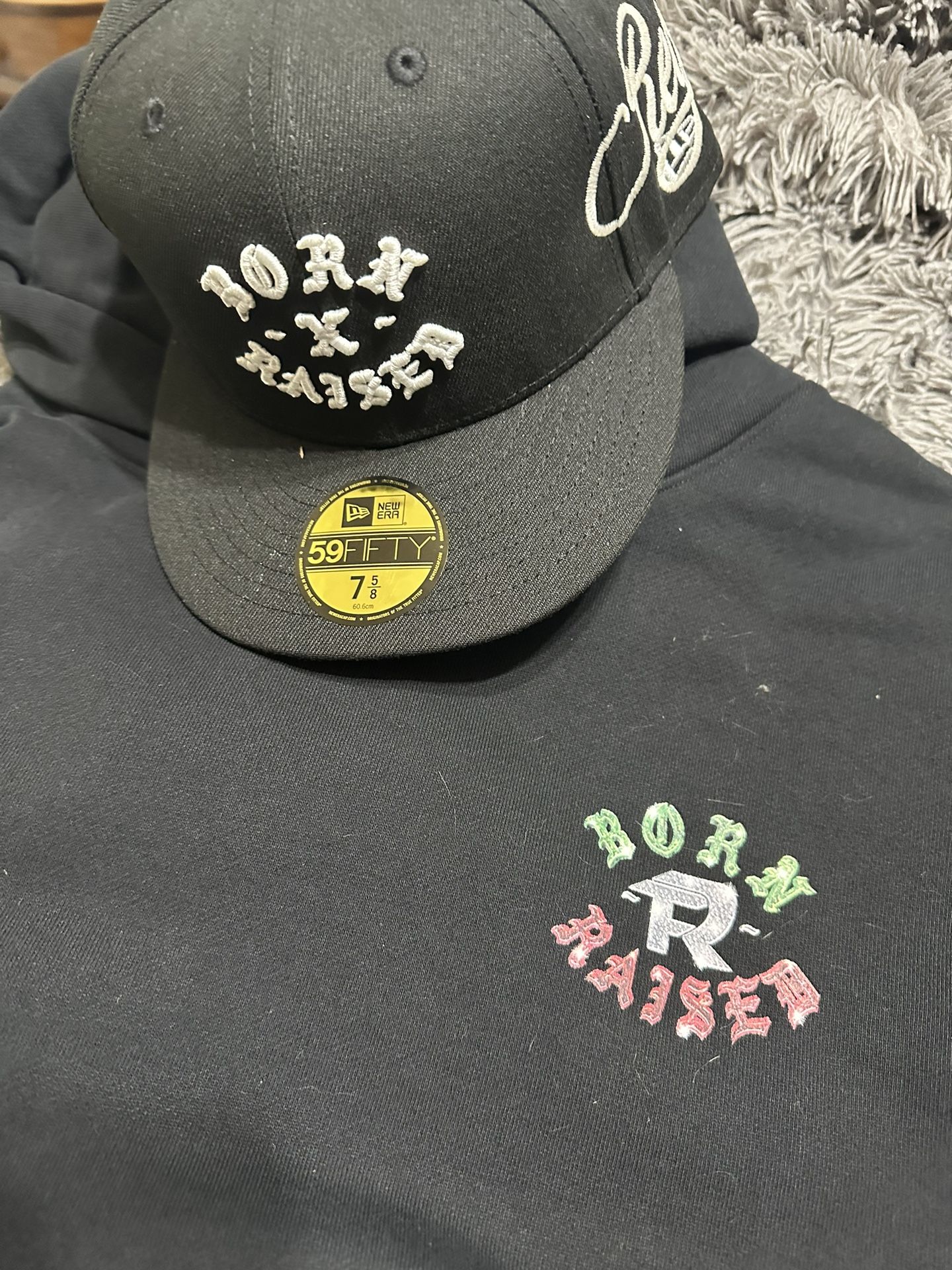 Born X Raised Fuerza Regida Xxl 7 5/8