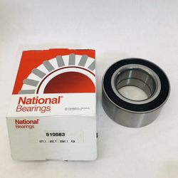 NATIONAL BEARINGS # 510083 WHEEL BEARING FRONT, REAR.