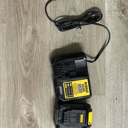 DeWalt charger and 20 volt three hour battery