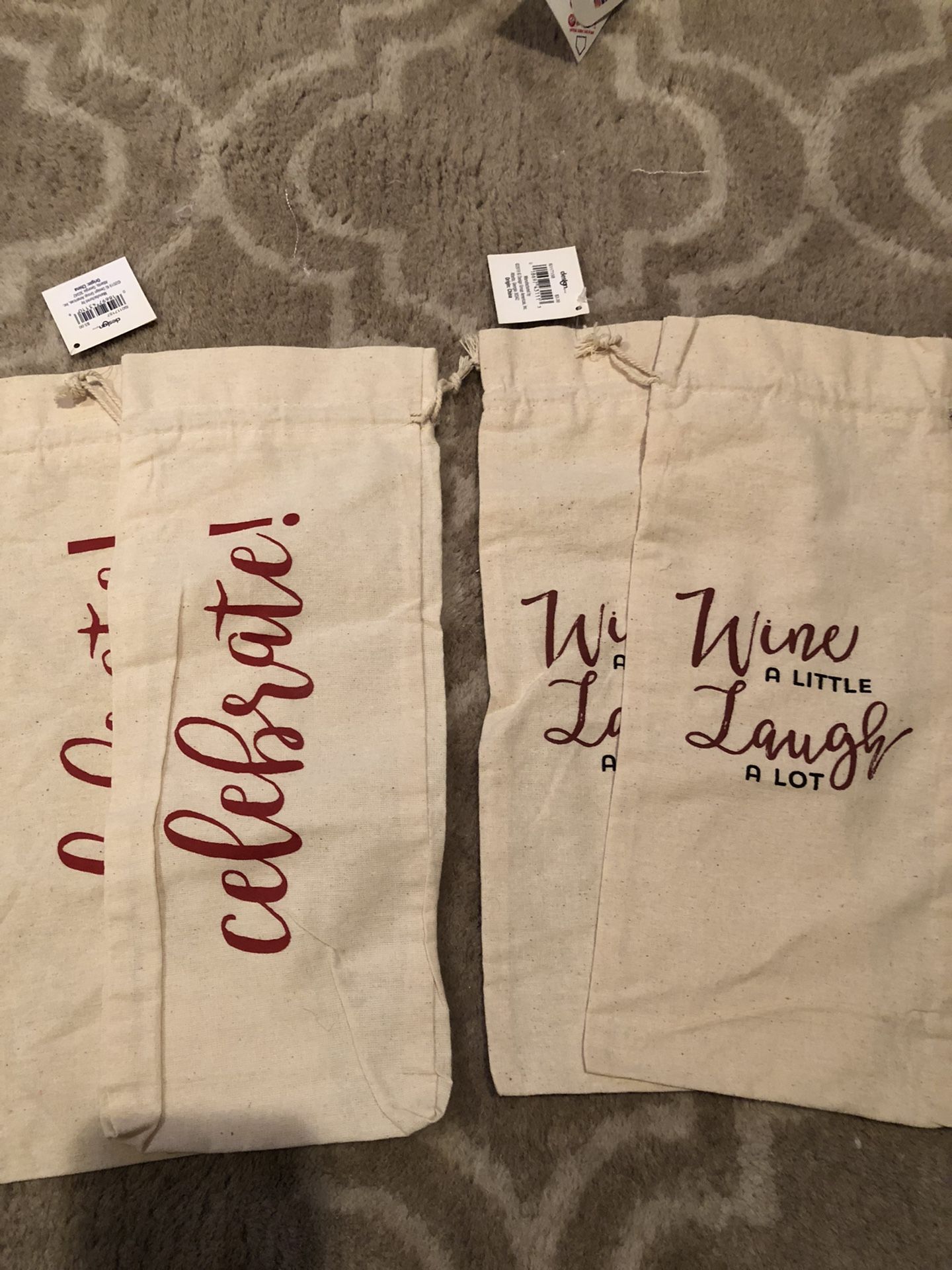 Cloth Wine Gift Bags.
