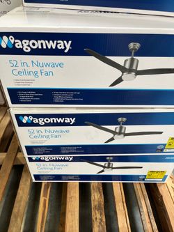 Wagonway Ceiling Fan with Remote