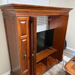 FREE Wood Entertainment Center / Gun Cabinet