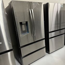 New Fridge Stainless Steel 