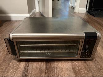 Ninja Foodi 6-in-1 9-Slice Countertop Toaster Oven, Air Fryer, Bake w/ Digital Crisp Control Technology, SP080 Stainless Steel