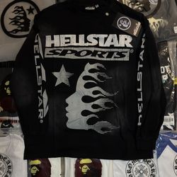 Black hellstar sports long sleeve size medium