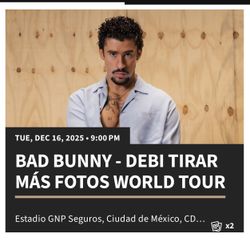 Bad bunny Tickets Mexico 