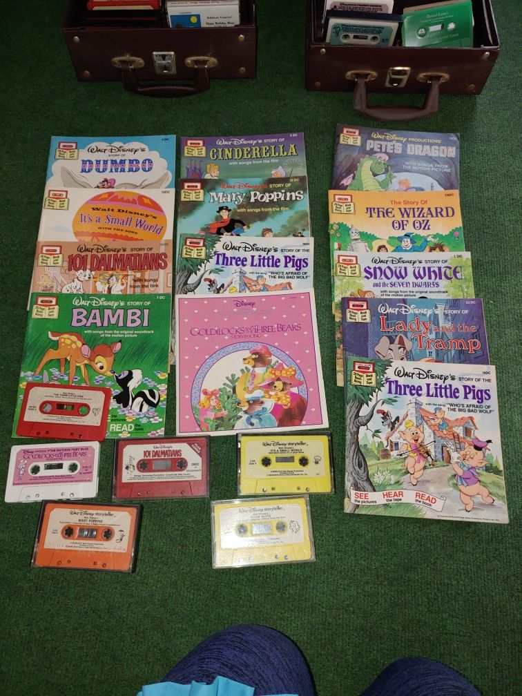 14 Disney's Story of books and 6 cassettes