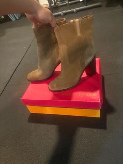 Kate Spade Brown Suede Boots size 8.5