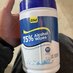 Alcohol Wipes (Case Of 10 Canister) $3