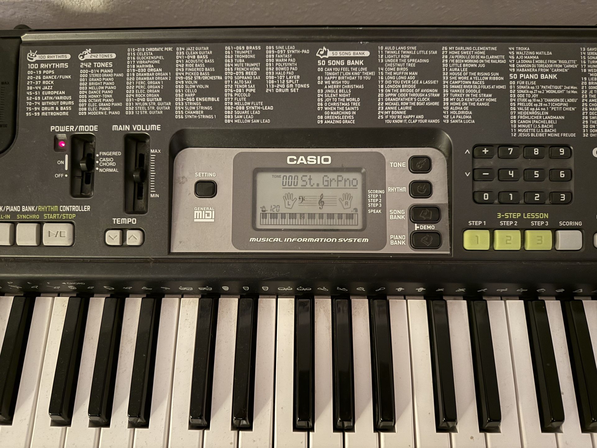 Casio CTK-710 Keyboard Piano — perfect condition