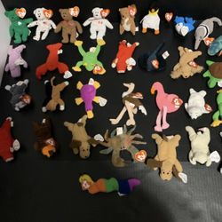 Lot of 31 Ty Beanie Babies McDonalds Happy Meal Toys (E6)