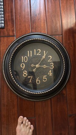Oversized decorative wall clock