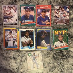 Dave Justice 9 Card Lot