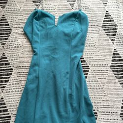 Blue Teal Dress