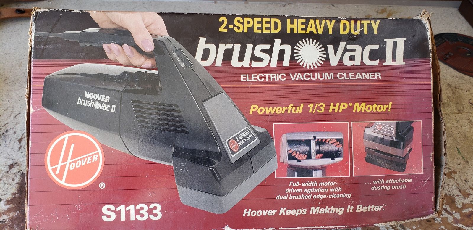 Vintage Hoover Brush Vacuum  NEW