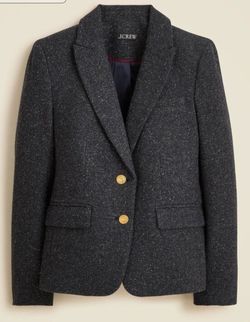 Ecole blazer in herringbone wool blend sz 8