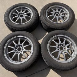 Volk Racing CE28N 17x7.5” +48 5x114.3 W/ Tires