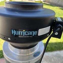Hurricane Carbon Filter and Fan
