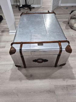 Restoration hardware XL Richard's trunk coffee table