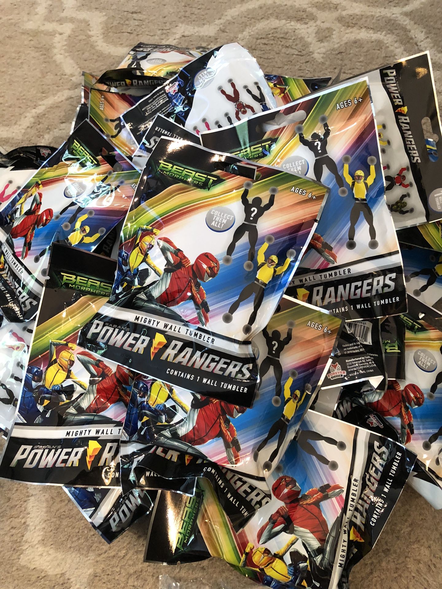 Power Rangers mighty wall Tumbler.