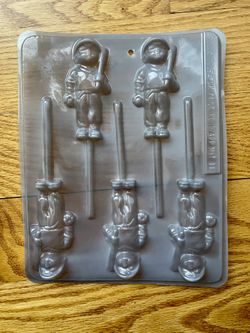 Baseball Player Candy Chocolate Mold