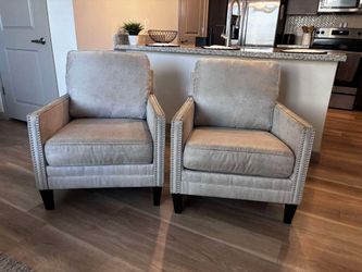 Two Matching Accent Chairs