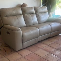 Genuine all leather sofa