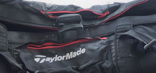 TaylorMade Travel Cargo Players Golf Club Travel Bag Case Wheels : 833733