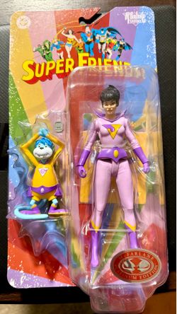 McFarlane Super Friends Jayna figure (Platinum)