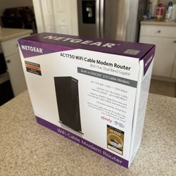 NETGEAR - AC1750 DOCSIS 3.0 Cable Modem + WiFi Router, 1.75Gbps (C6300)